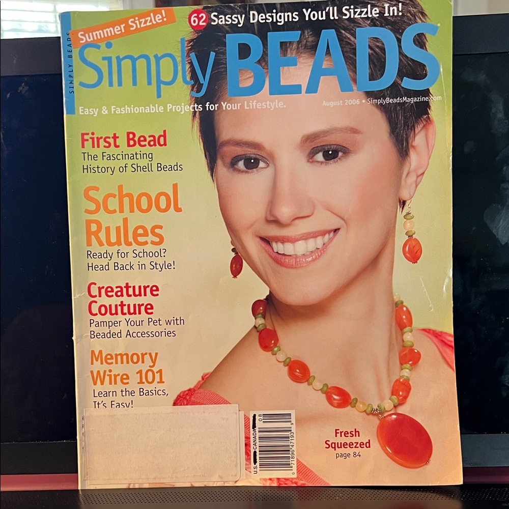 Simply Beads Jewelry Magazine August 2006